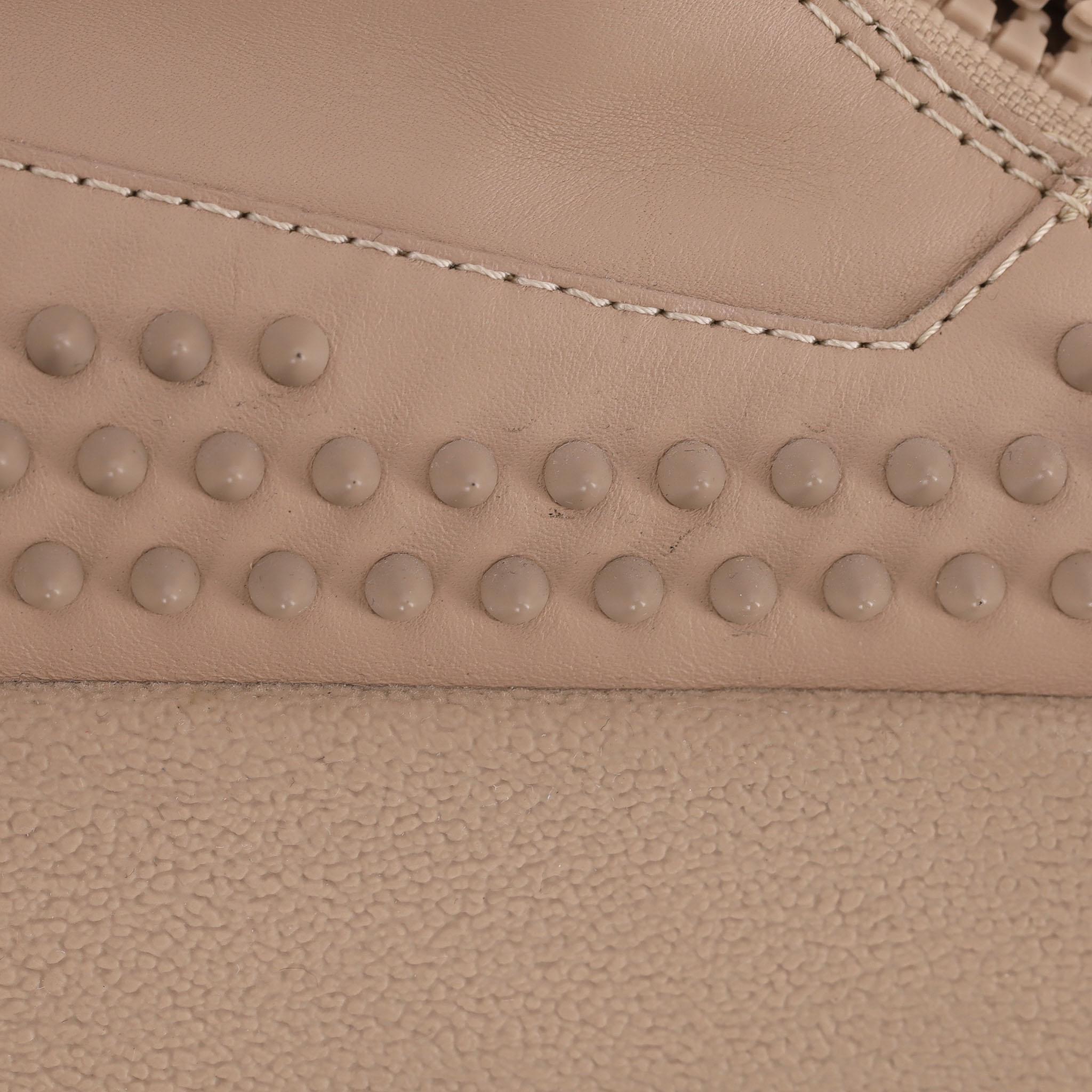 Giuseppe Zanotti - Scarpe da ginnastica in pelle con borchie in vendita 5