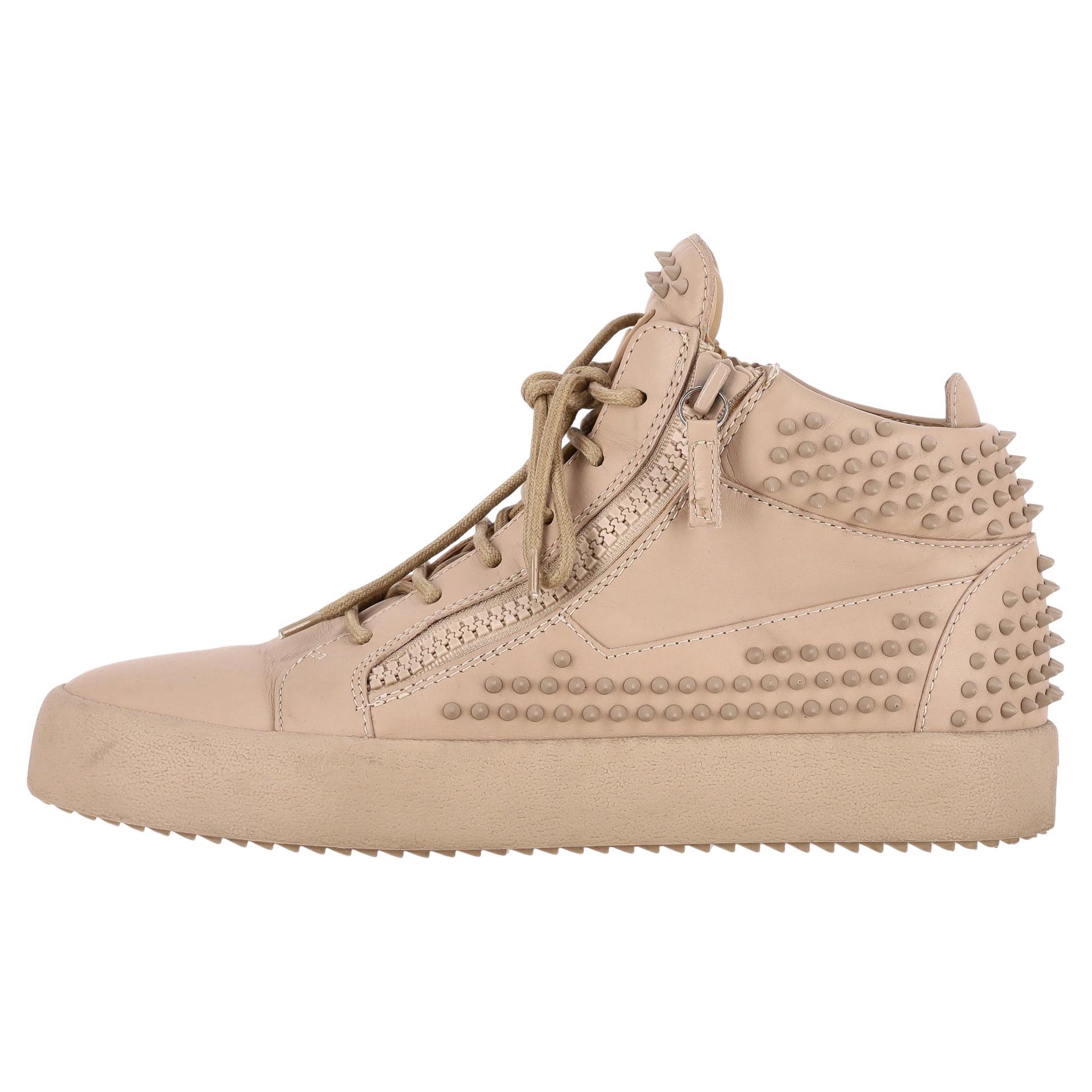 Giuseppe Zanotti - Baskets en cuir clouté