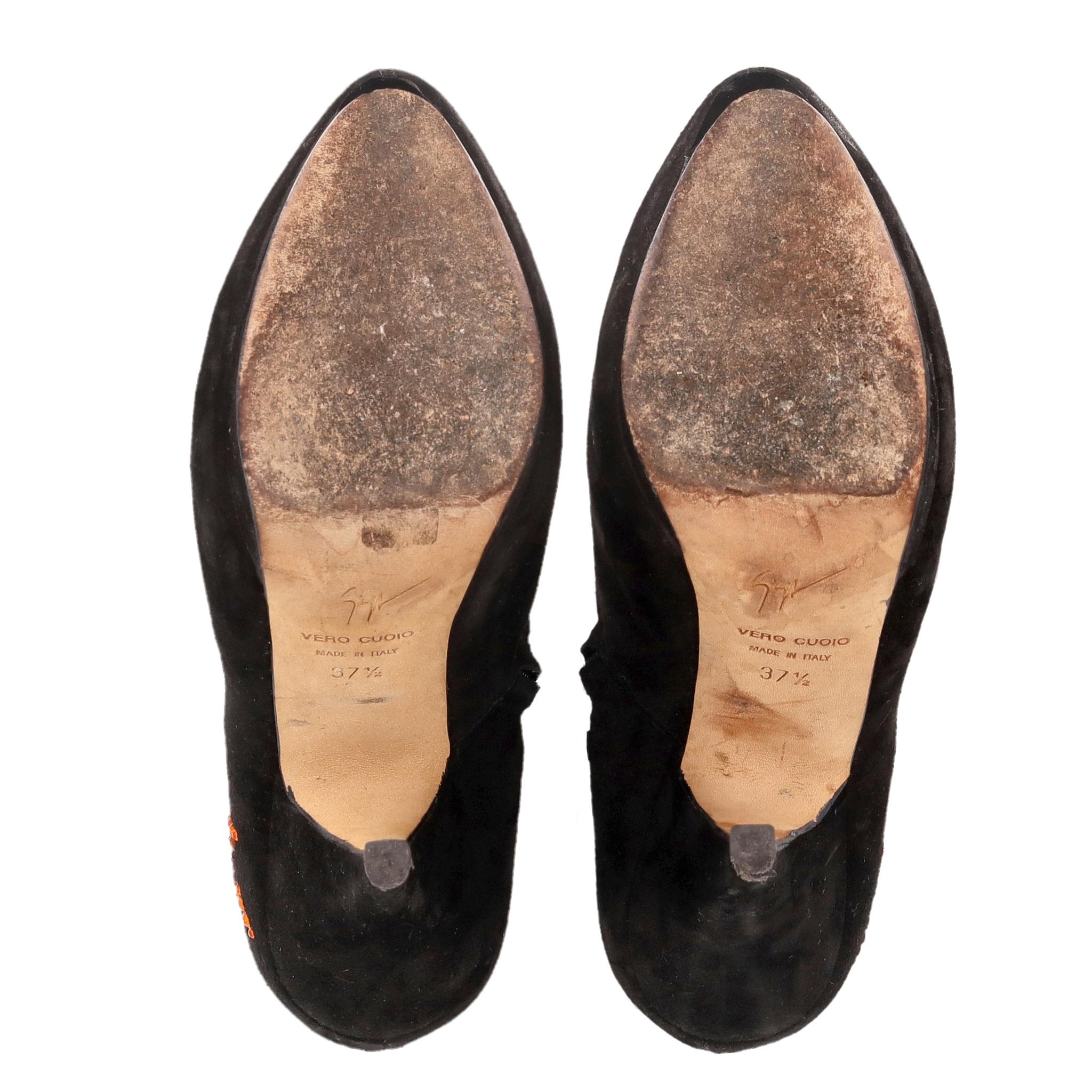 De las mujeres Botas de ante Giuseppe Zanotti con adorno de estrellas de cristal en venta