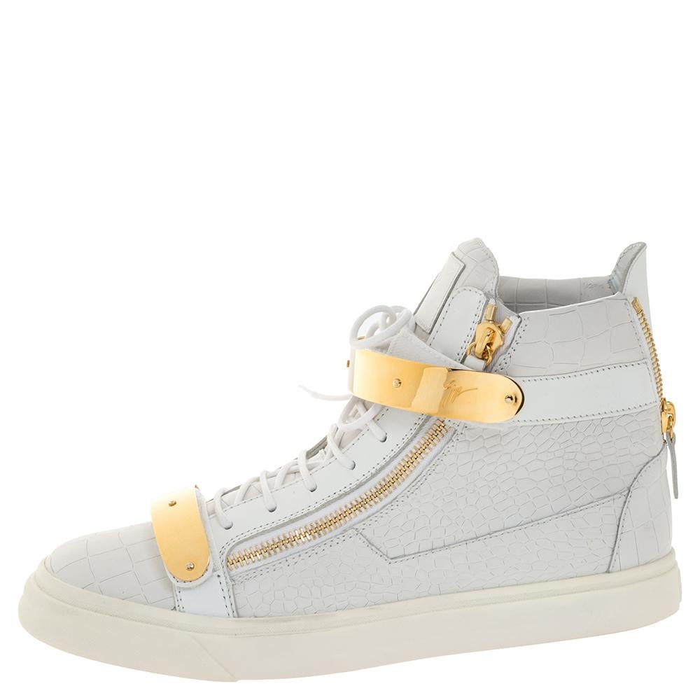 giuseppe zanotti white croc