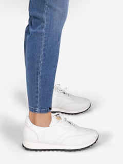 Giuseppe Zanotti White Crocodile Print Jimi Trainers Size IT 41