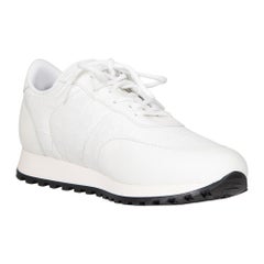 Giuseppe Zanotti White Crocodile Print Jimi Trainers Size IT 41