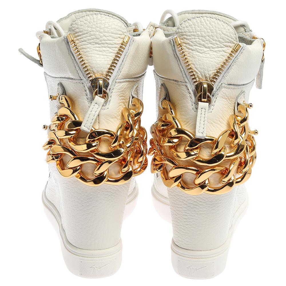 white giuseppe sneakers