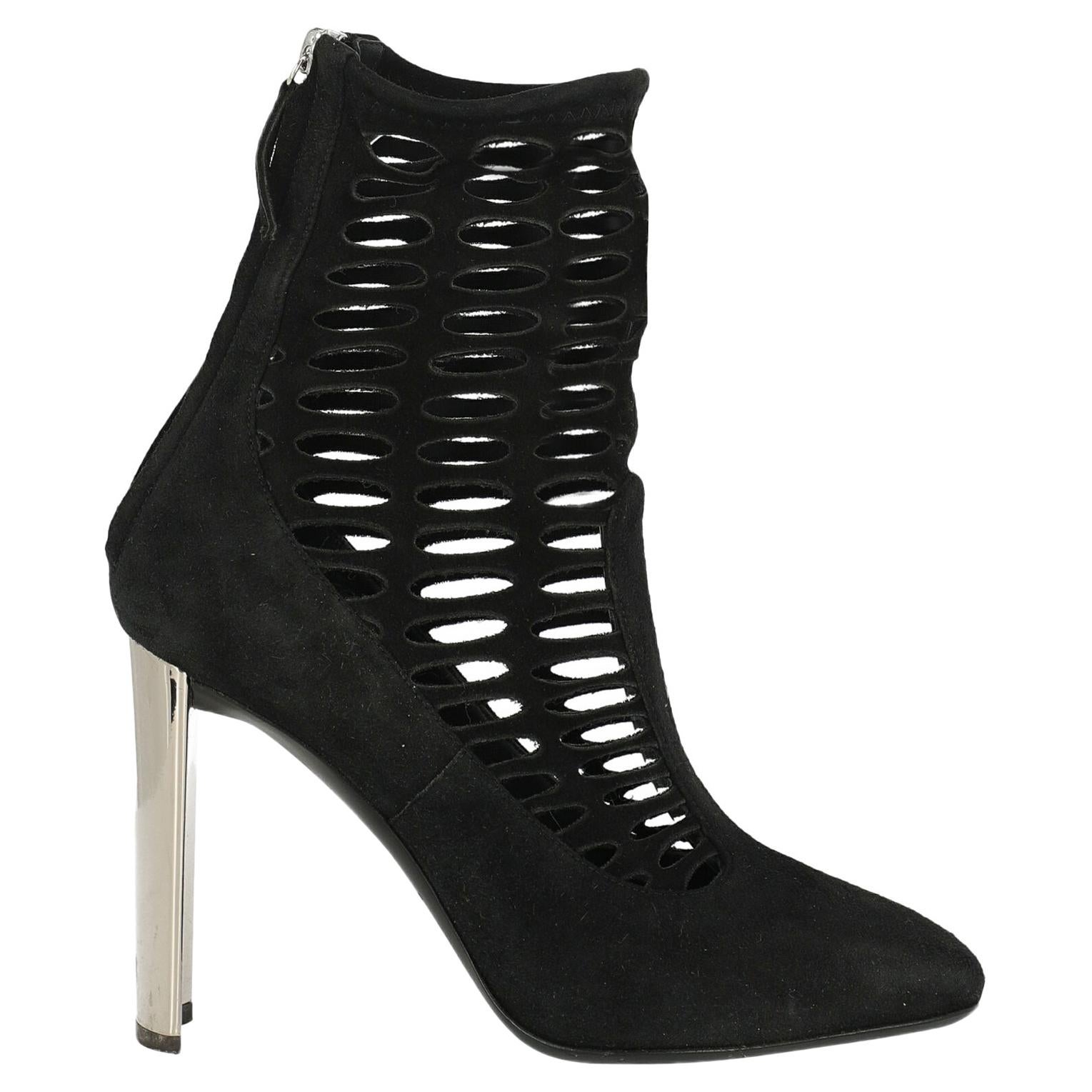 Giuseppe Zanotti Woman Ankle boots Black Leather IT 38 For Sale