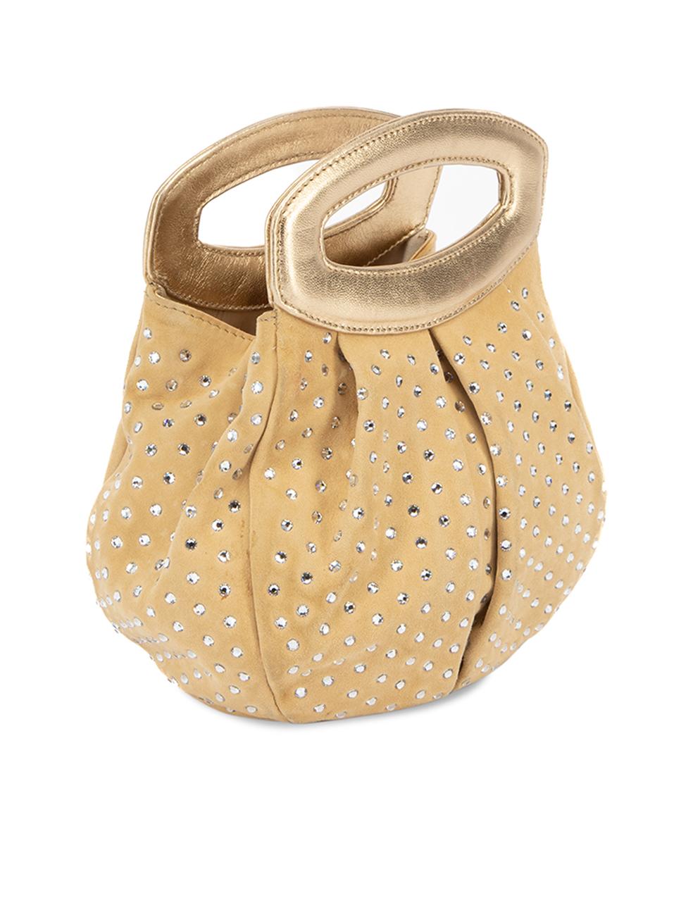 CONDITION is Very good. Minimal wear to bag is evident. Some light pilling to suede material and marks can be seen to the right side on this used Giuseppe Zanotti designer resale item.  This item includes the original dustbag.
 
 Details
  Beige
