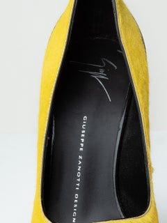 Giuseppe Zanotti Yellow Pony Hair Pumps (39 EU)