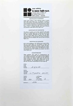 Composición - Litografía original de Giuseppe Zigaina - 1973