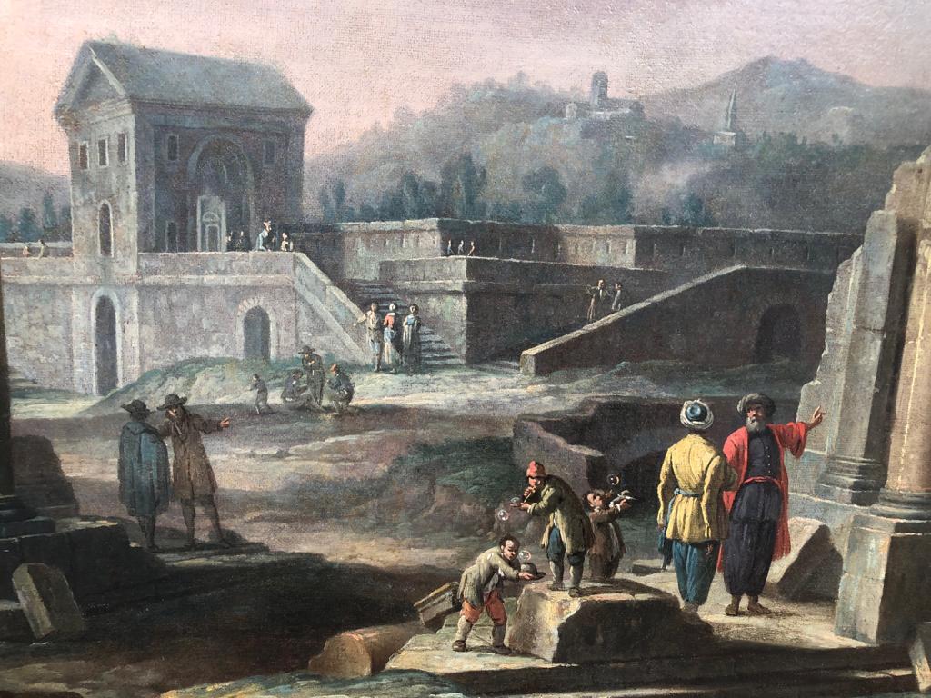 Giuseppe ZOCCHI (Florence 1711-1767)

Architectural Capricci with Figures amongst Classical Ruins

A Pair
Oil on Canvas
88.3 x 119.2 cm (34 3/4 x 46 15/16 in.);
99 x 129.5 cm (39 x 51 in.) inc. frame
 
Provenance:
- Old Master Paintings Sale of