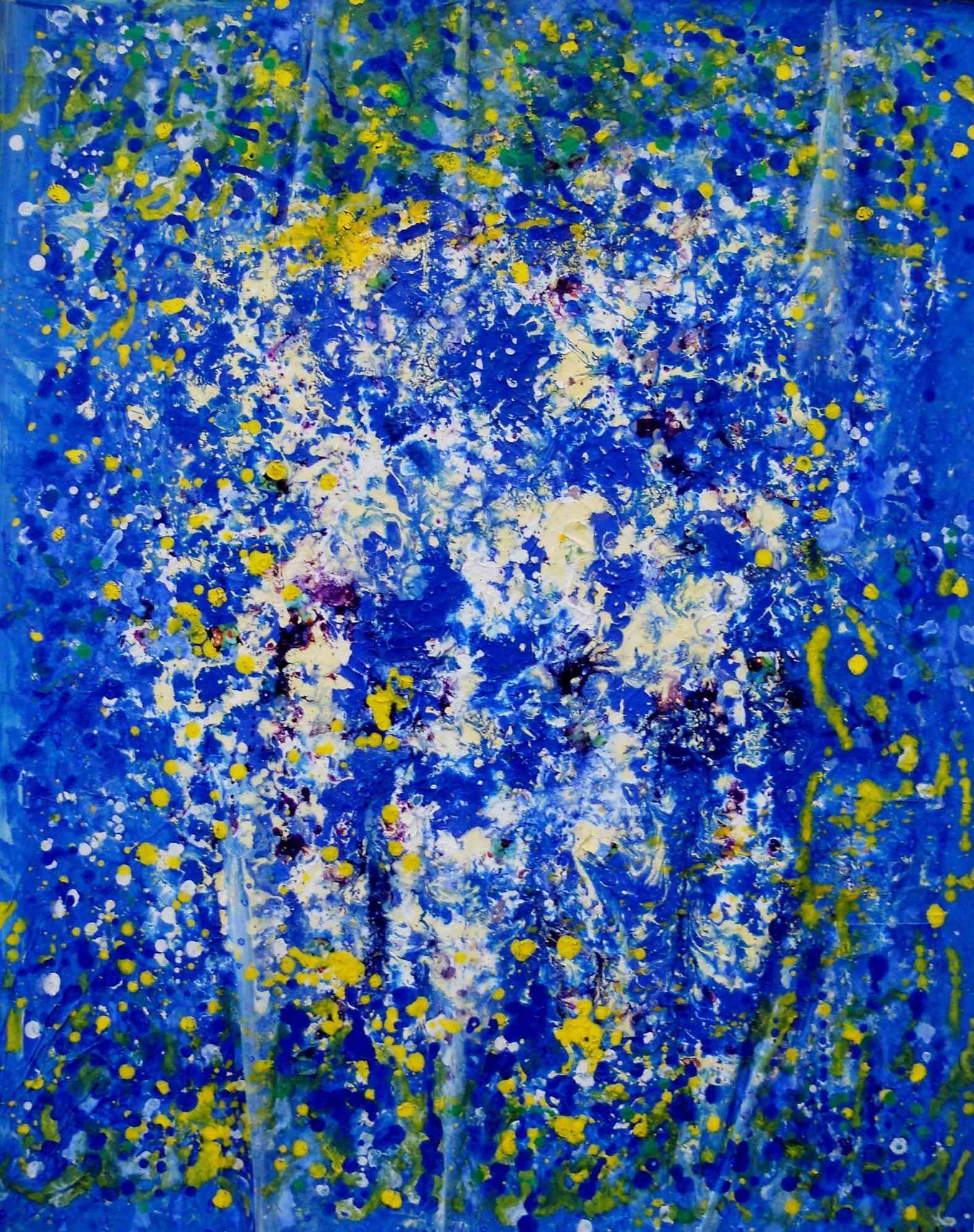 Dripping for Color Freedom est l'une des meilleures œuvres de l'artiste Giuseppe Zumbolo. Il est réalisé sur toile, peint à l'acrylique en 2016.

L'œuvre est réalisée avec la technique du dripping, avec une dominante de bleu et de jaune. La toile