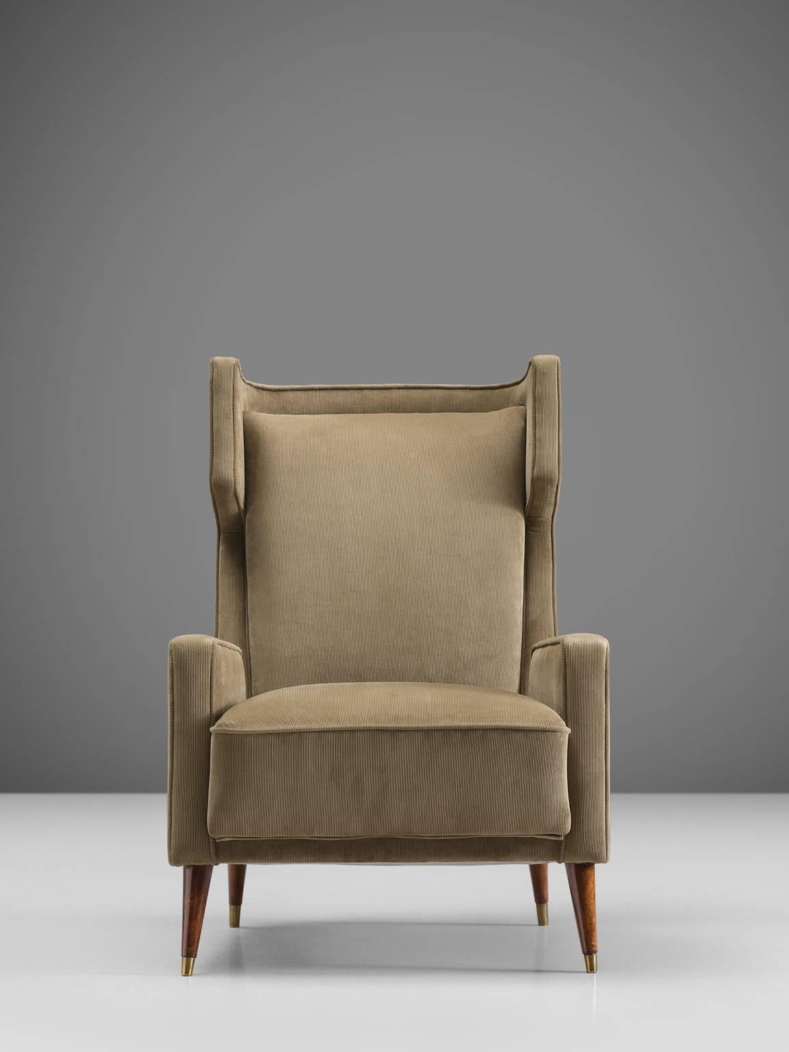 Mid-Century Modern Giuseppi Scapinelli Brazilian Caviuna Highback Chair