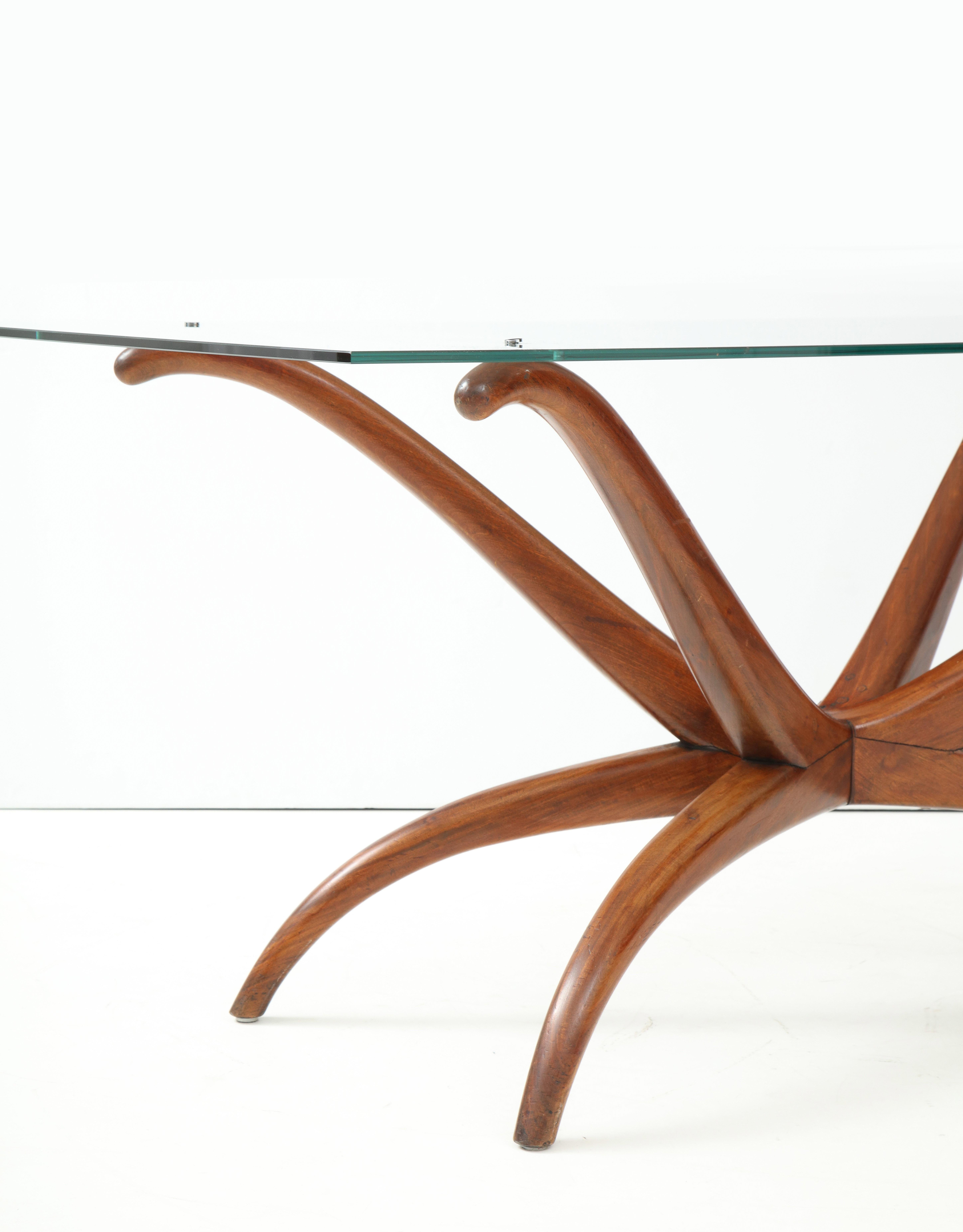 Giuseppi Scapinelli Sculptural 1950s Brazilian Spyder Table For Sale 6