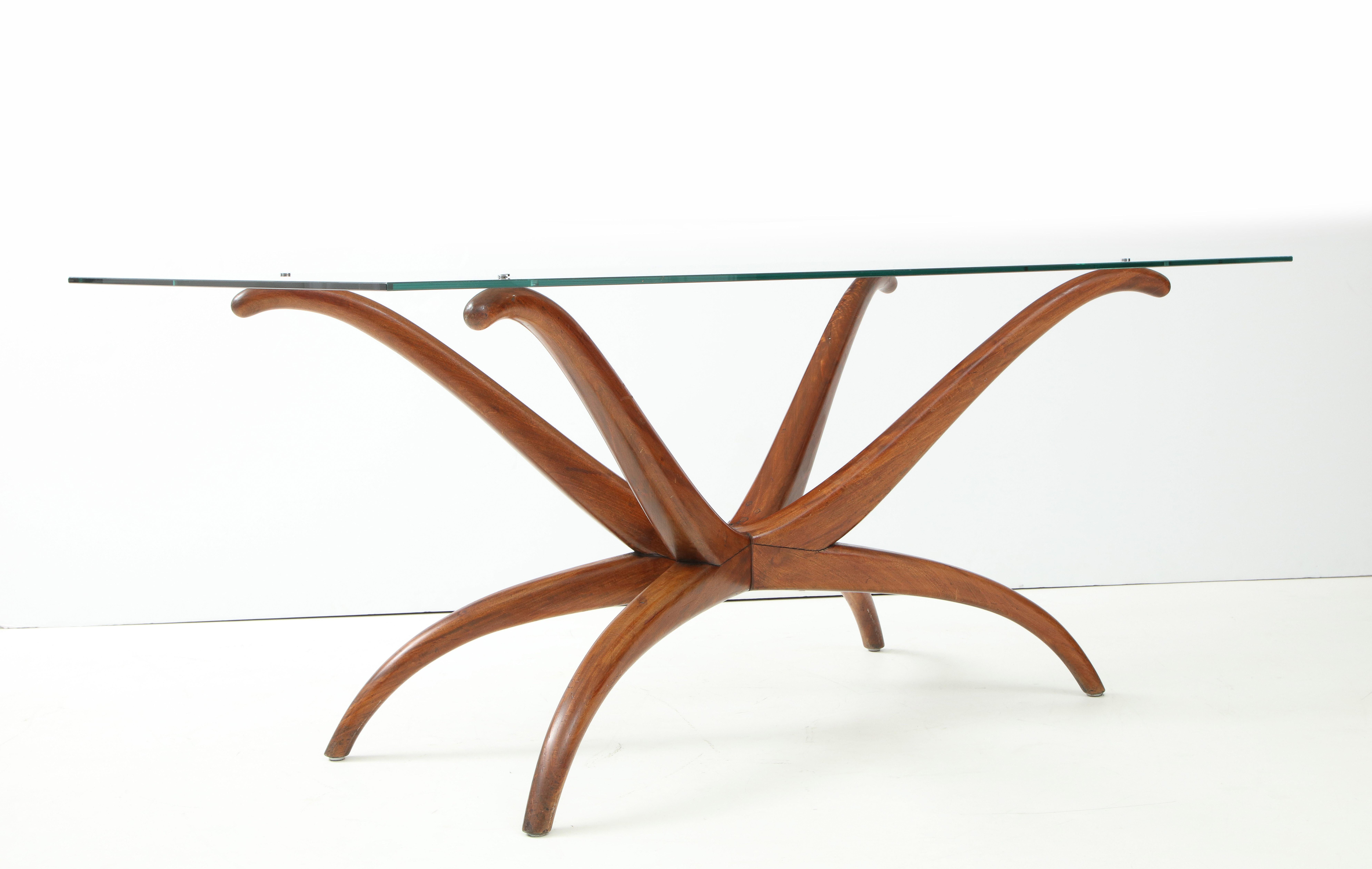 Mid-Century Modern Giuseppi Scapinelli Sculptural 1950s Brazilian Spyder Table For Sale