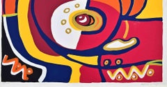 Abstract Composition - Screenprint by Giuseppina Lafiosca - 1980s