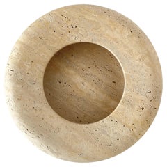 Giusti and Di Rosa Solid Travertine Bowl for Up&Up