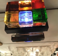 Giusto Toso, Gogi-Gogi-Tischlampe, Gas, Holz, Metall, 1971, Italien