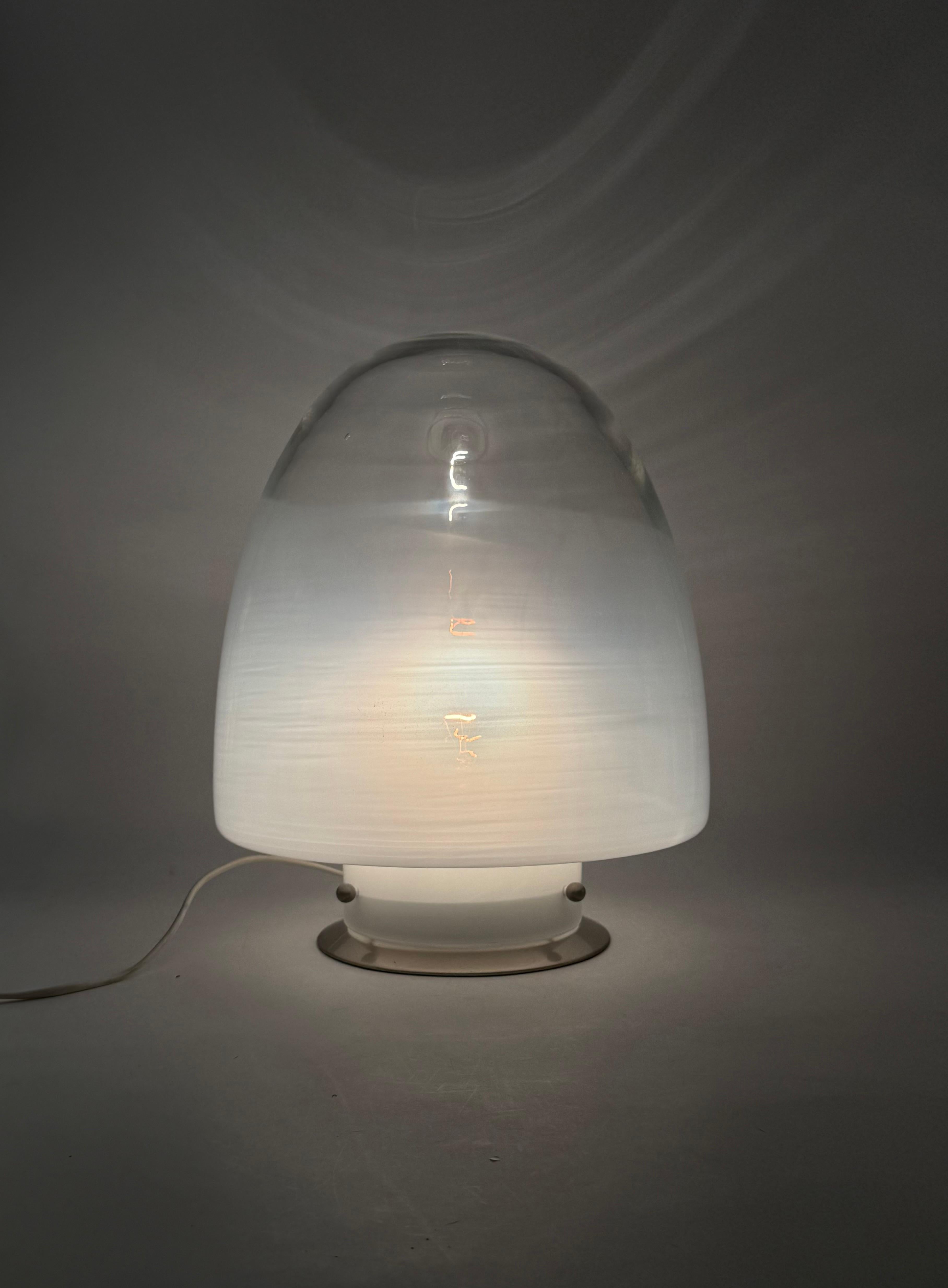 Giusto Toso, lampe de table Ebe mod. en verre d'art de Murano, Leucos, Italie, années 1970 en vente 3
