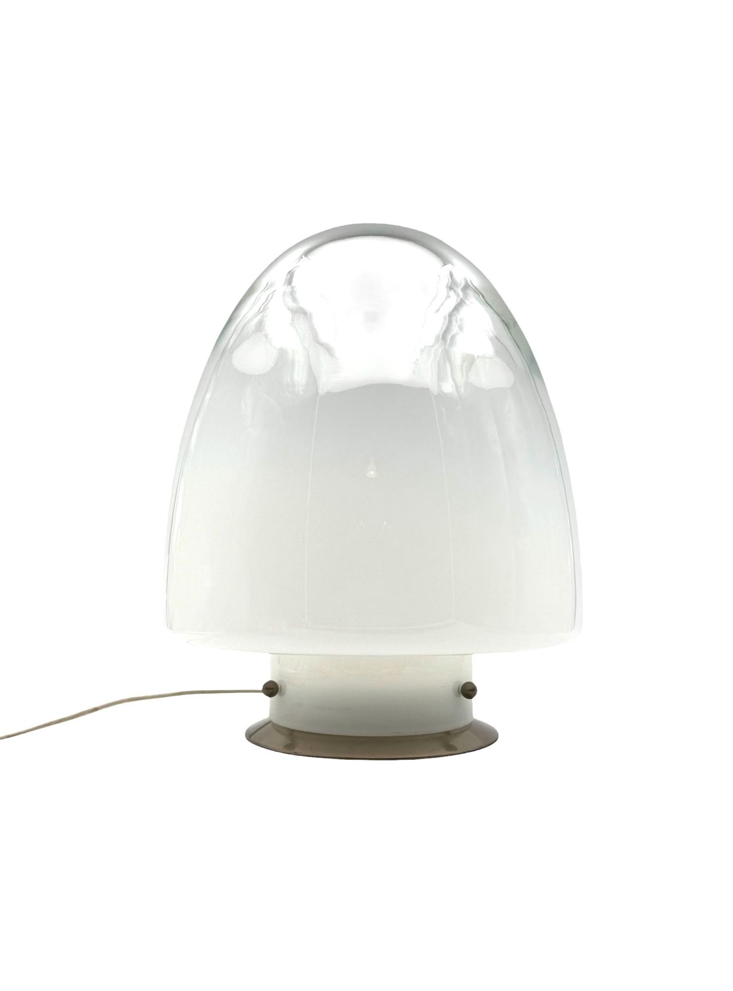 Verre Giusto Toso, lampe de table Ebe mod. en verre d'art de Murano, Leucos, Italie, années 1970 en vente