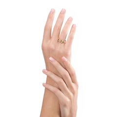 Give & Receive 18 Carat Yellow Gold Ring by Lorenzo Quinn