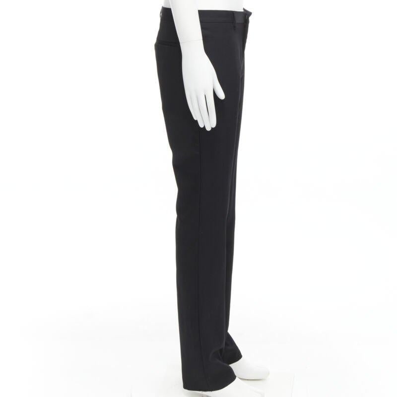 GIVENCHY 100% lana pantalón recto negro EU48 M en Excelente estado para la venta en Hong Kong, NT