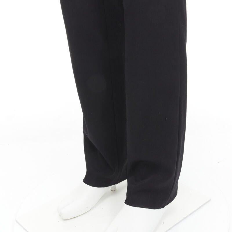 GIVENCHY 100% lana pantalón recto negro EU48 M en venta 2