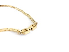 Givenchy 1970s Vintage Articulated Gold Tone Chain