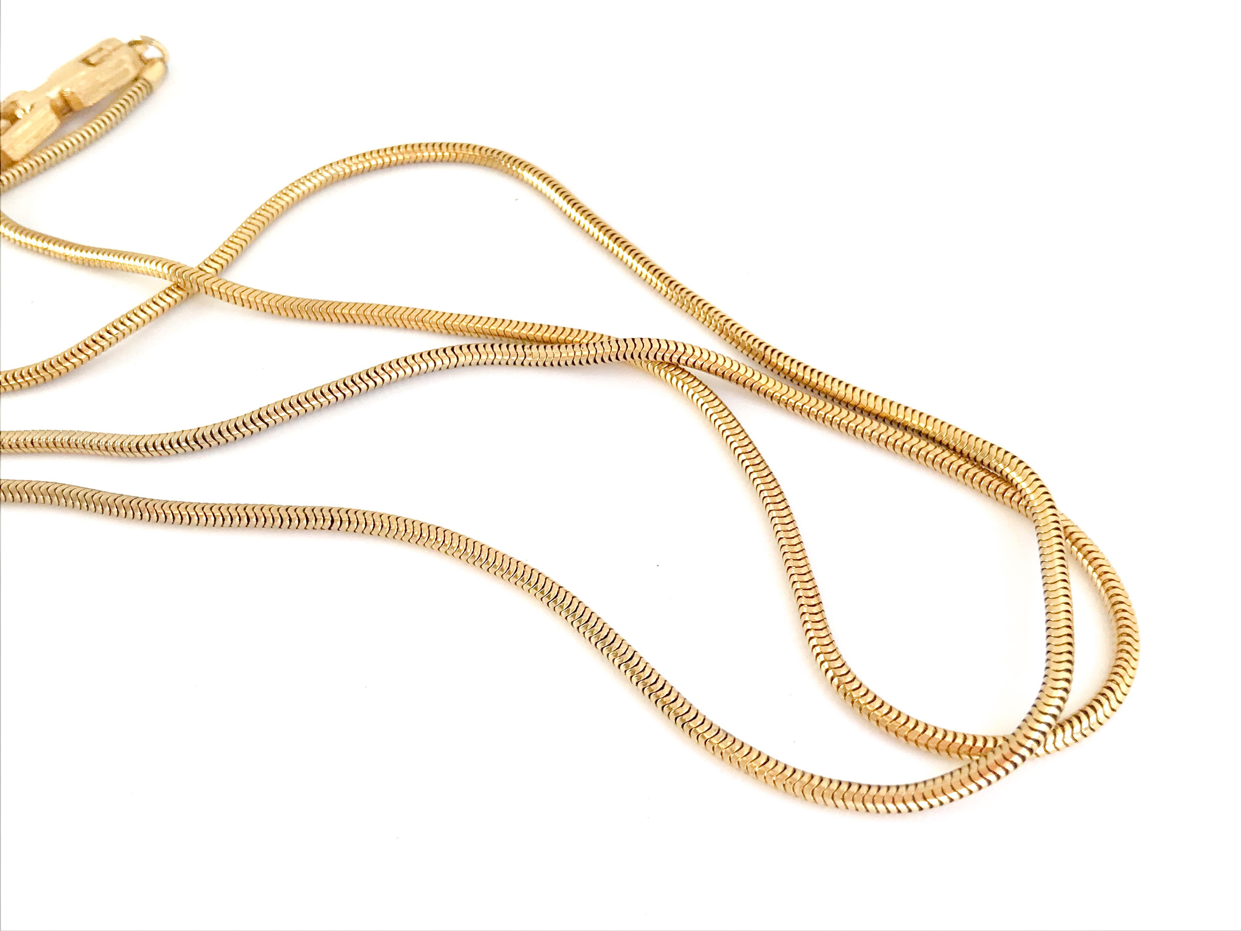 Givenchy 1970s Vintage Large Statement Pendant Necklace  For Sale 7