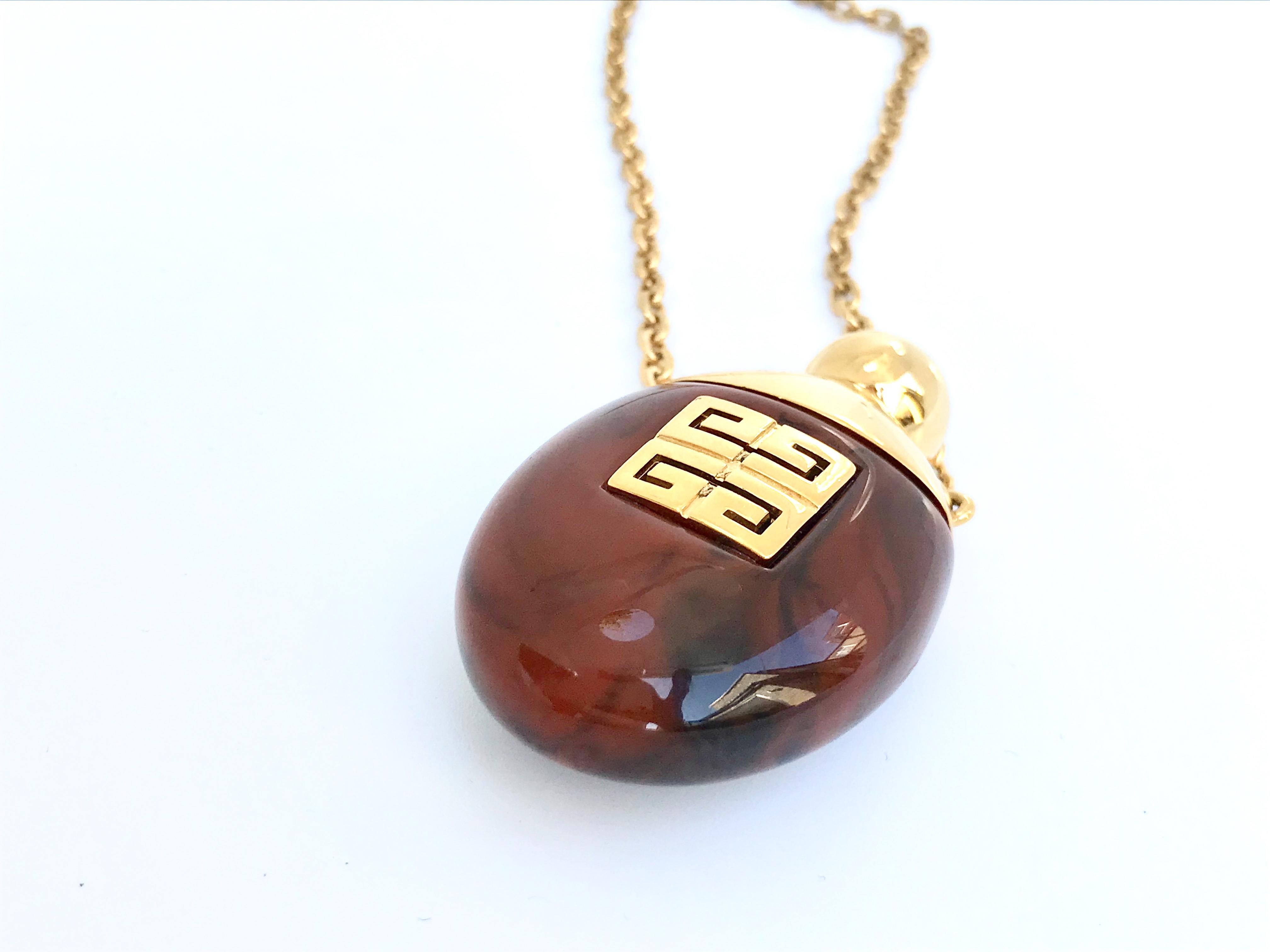 antique perfume necklace