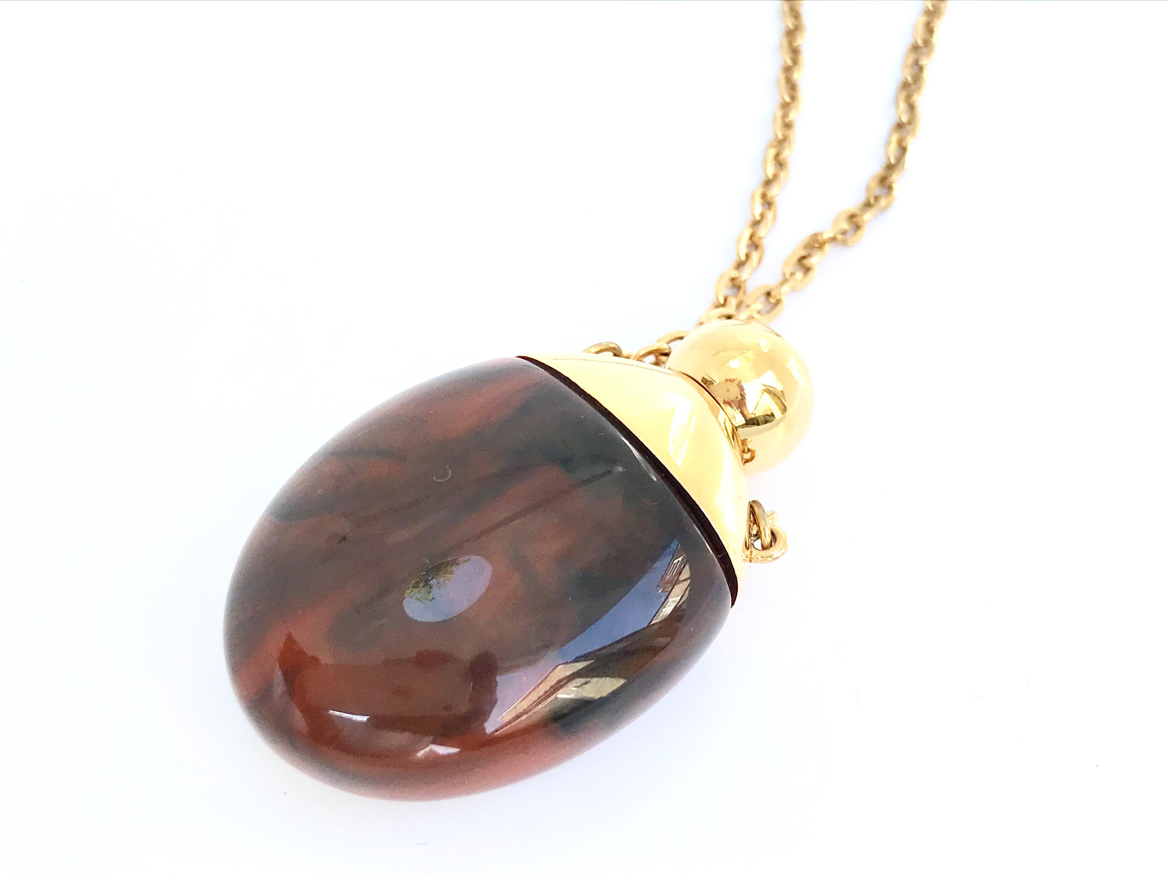 Contemporary Givenchy 1970s Vintage Perfume Bottle Necklace Pendant For Sale