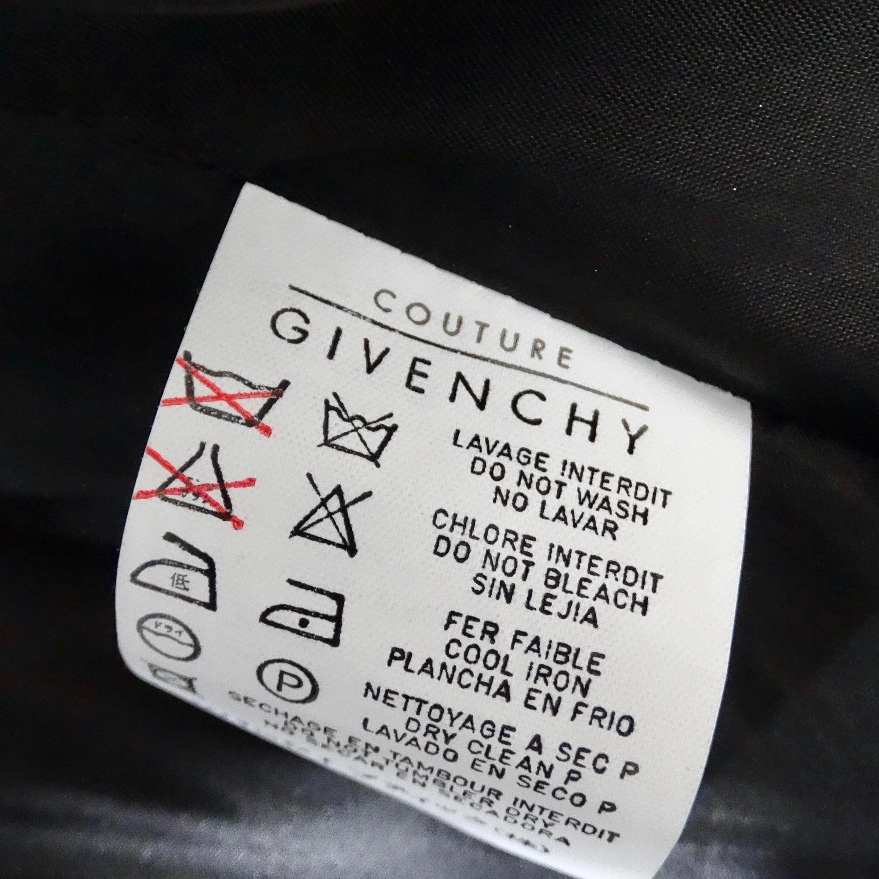 Givenchy 1980s Black Fringe Vest For Sale 6