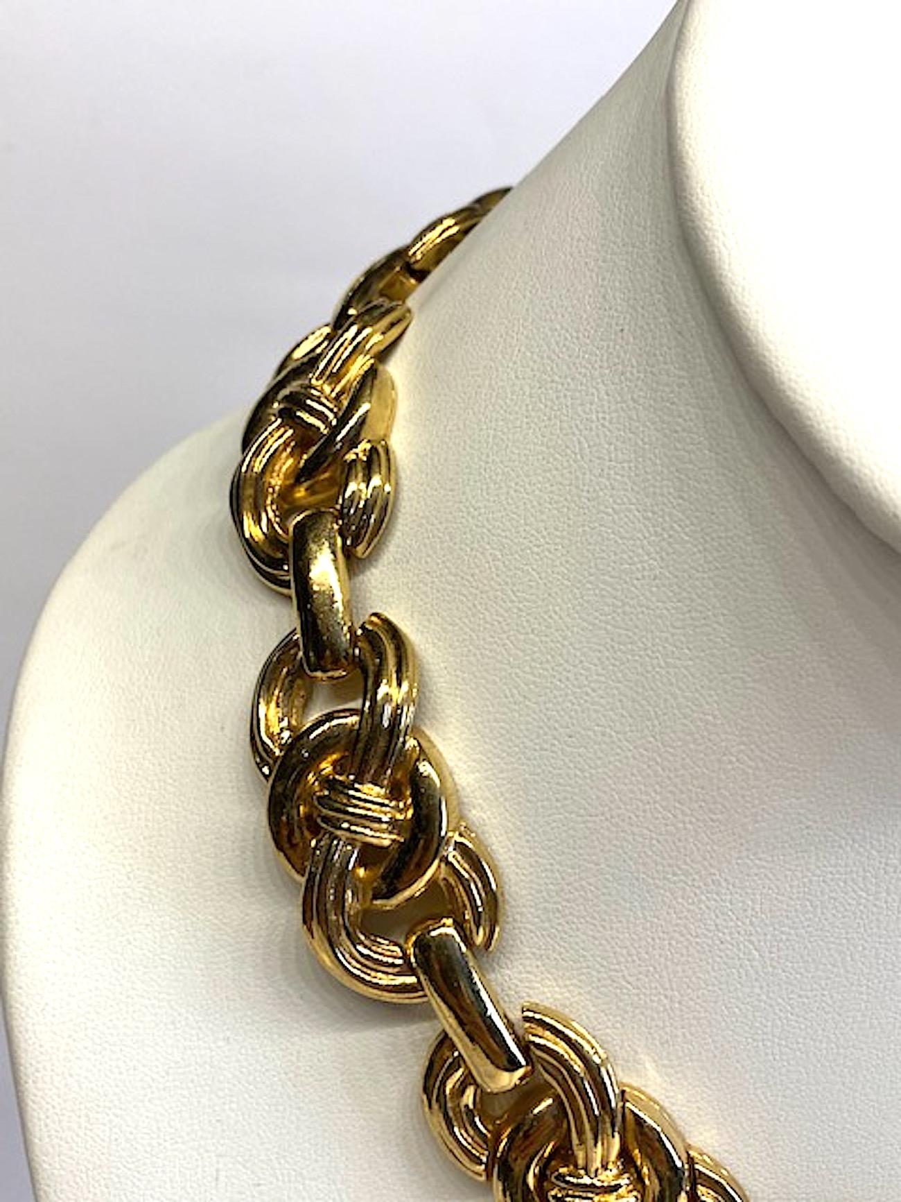 Women's Givenchy 1980s Knot Link Necklace