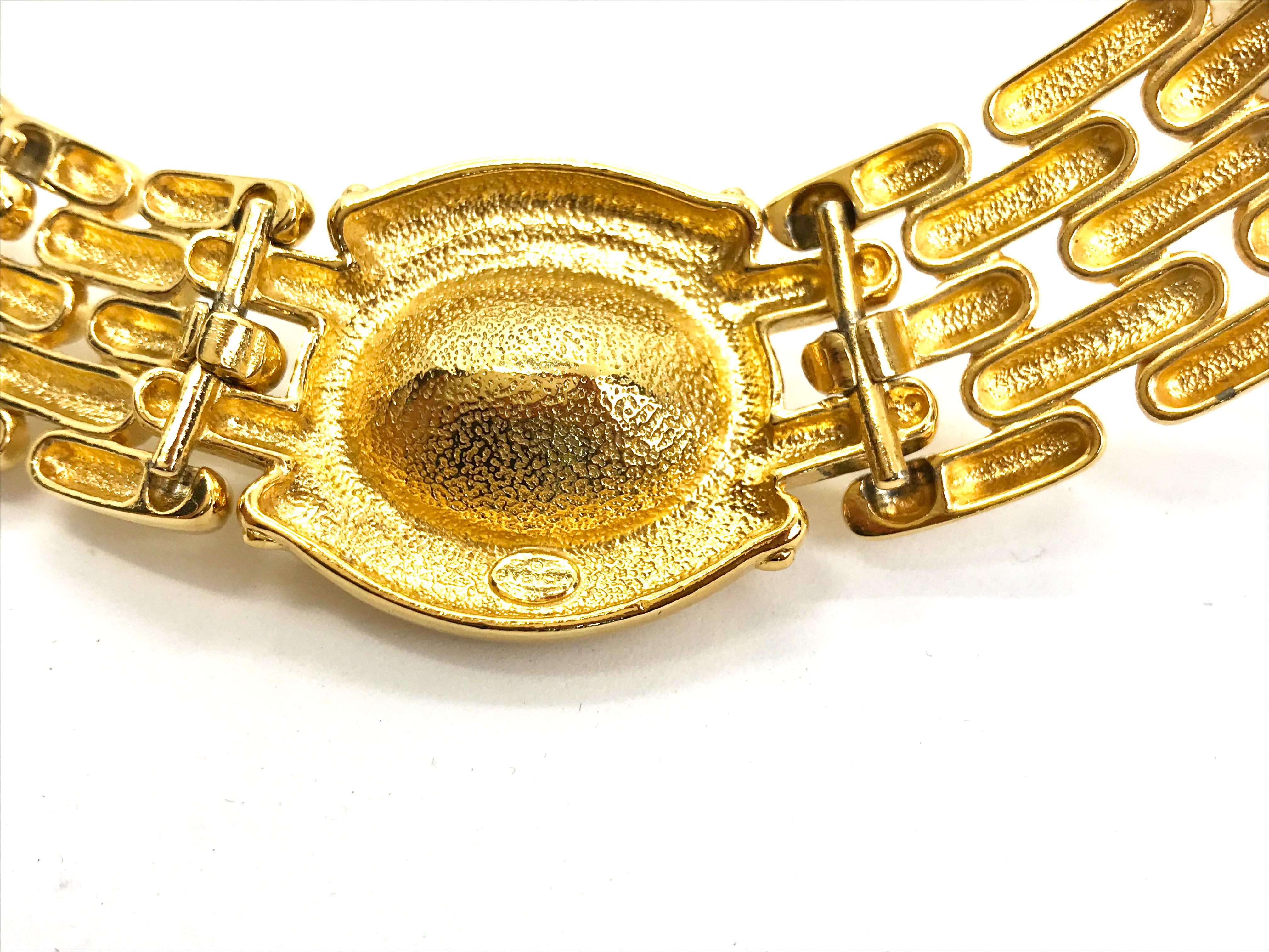 Givenchy 1980s Vintage Statement Collar Necklace 2