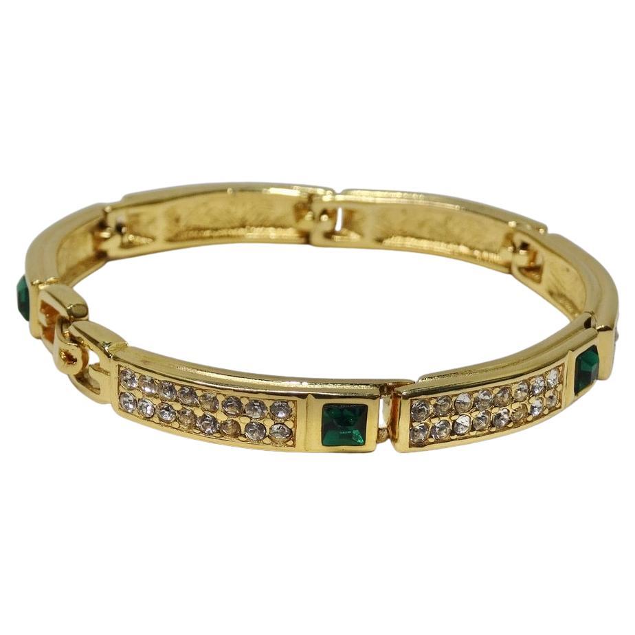 Givenchy 1990 Gold Plated Bracelet For Sale