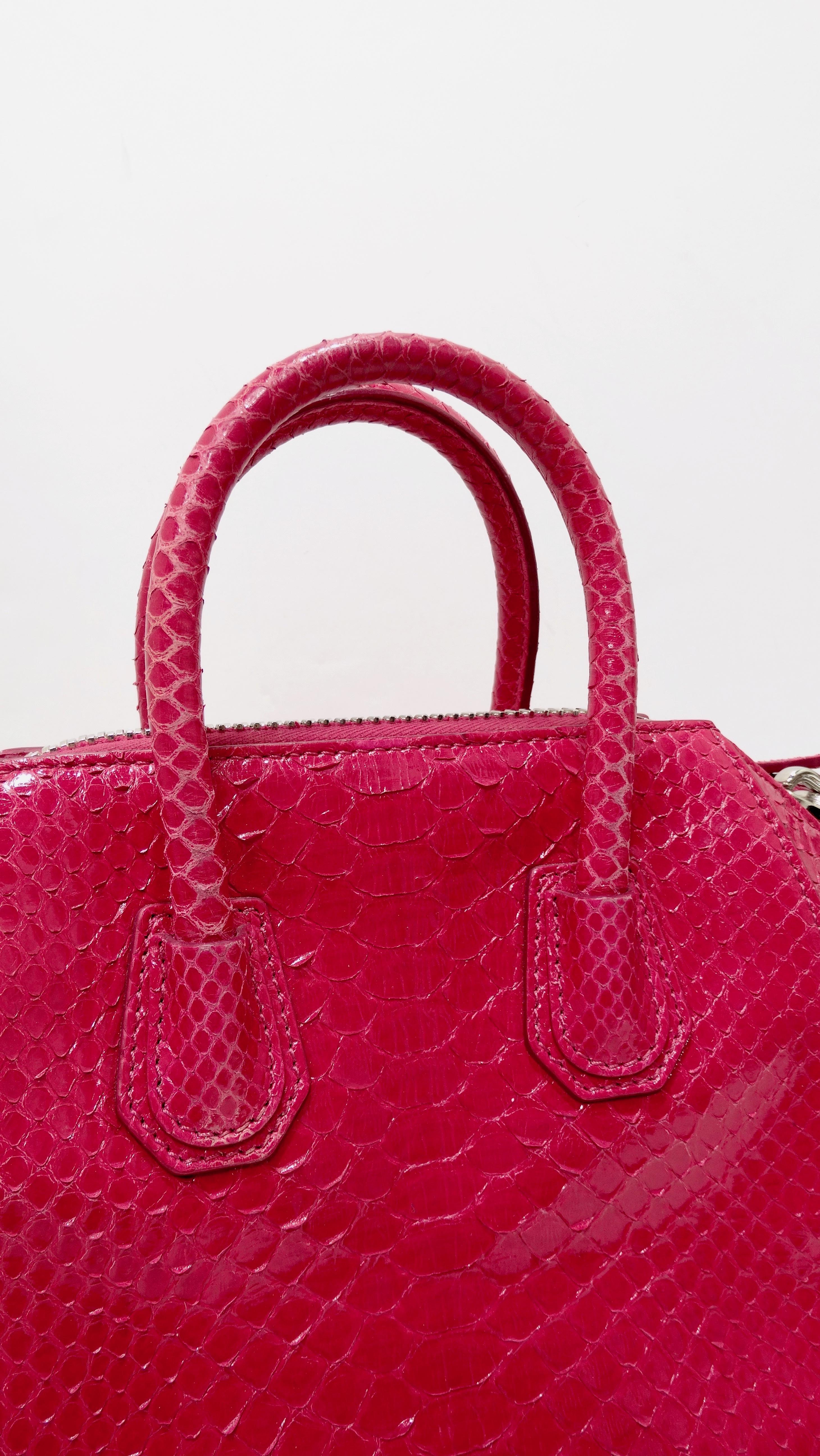 Givenchy 2011 Antigona Mini Python Bag  For Sale 5