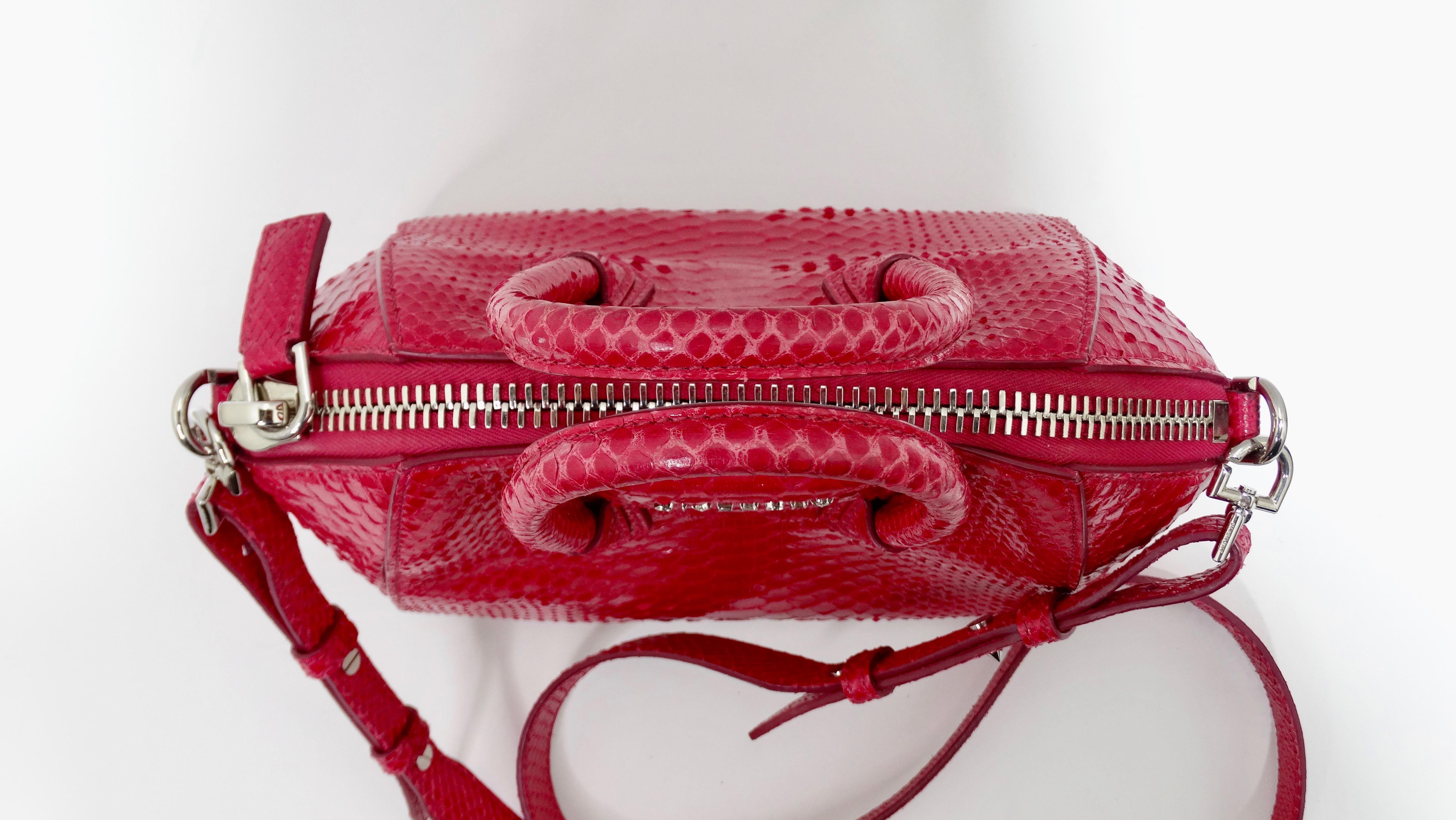 Women's or Men's Givenchy 2011 Antigona Mini Python Bag For Sale