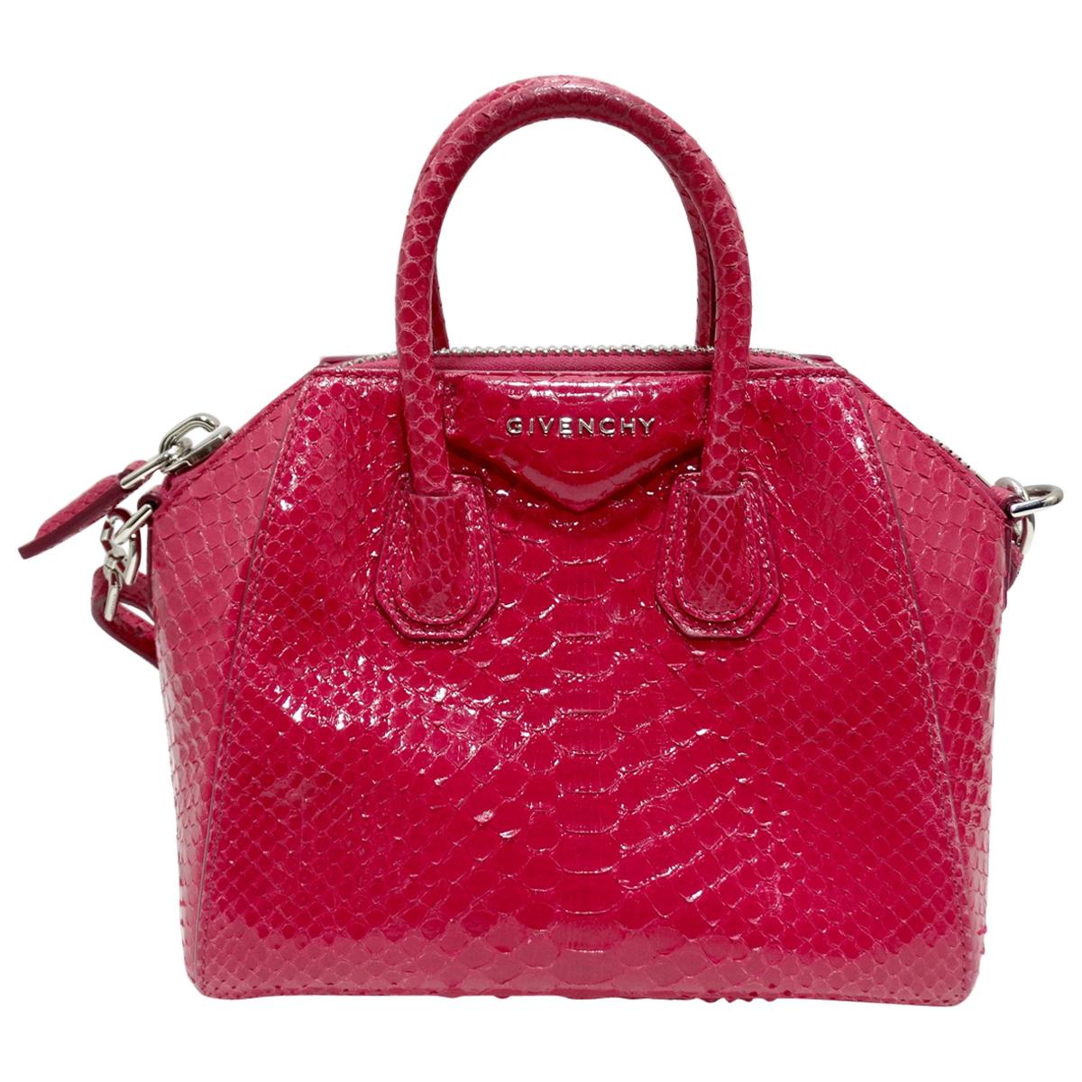 Givenchy 2011 Antigona Mini Python Bag 