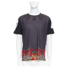 GIVENCHY 2013 Uccello del Paradiso, stella applicata in cotone lavato M.