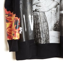 Givenchy 2013 Sudadera Oversize FR36 Gipsy Girl Sudadera Negra UK8 US6