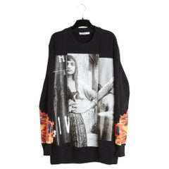 Givenchy 2013 Sweat Shirt Oversize FR36 Gipsy Girl Black Sweatshirt UK8 US6