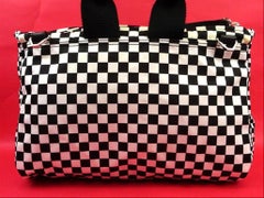 Givenchy 2017 Pandora 2way 220856 Black X White Nylon Weekend/Travel Bag