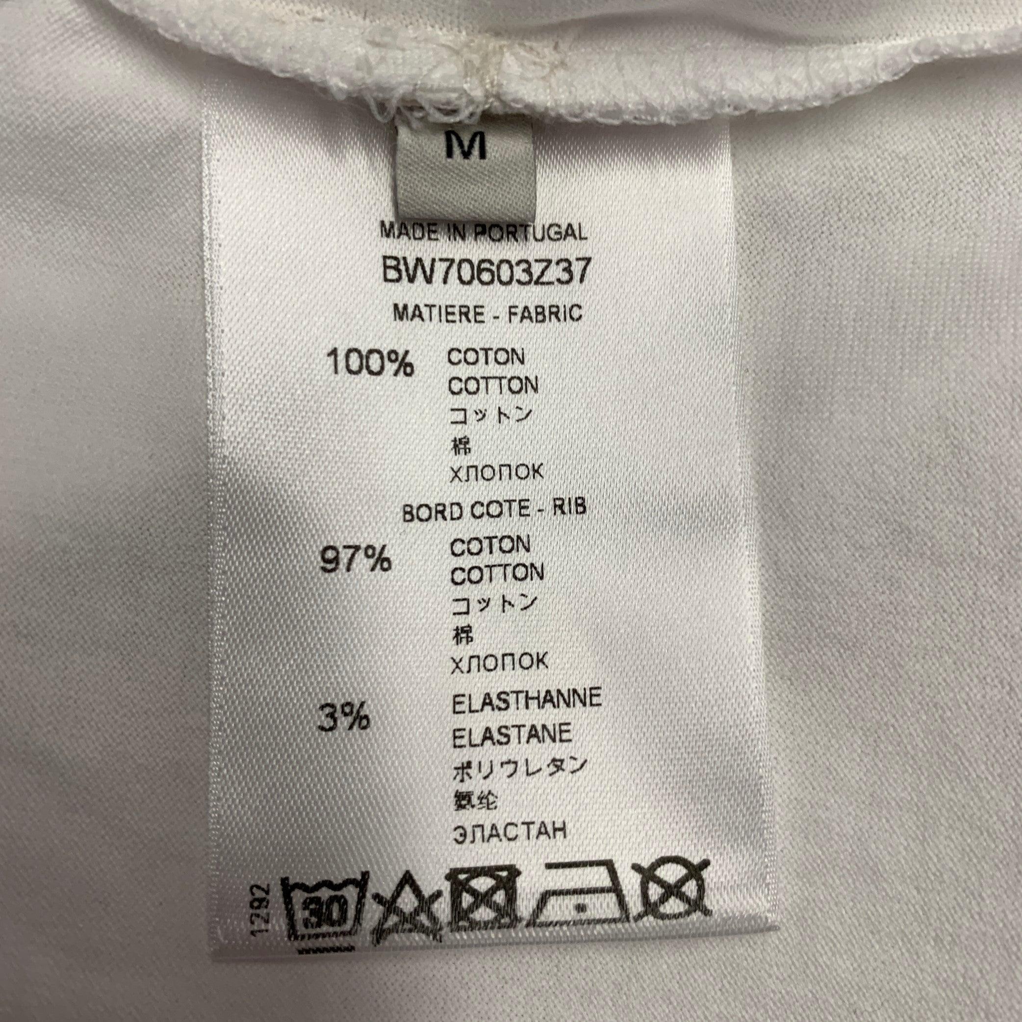 GIVENCHY 2020 taglia M Lunar New Year White Pink Rat Print Cotton Crew Neck T-shirt in vendita 4
