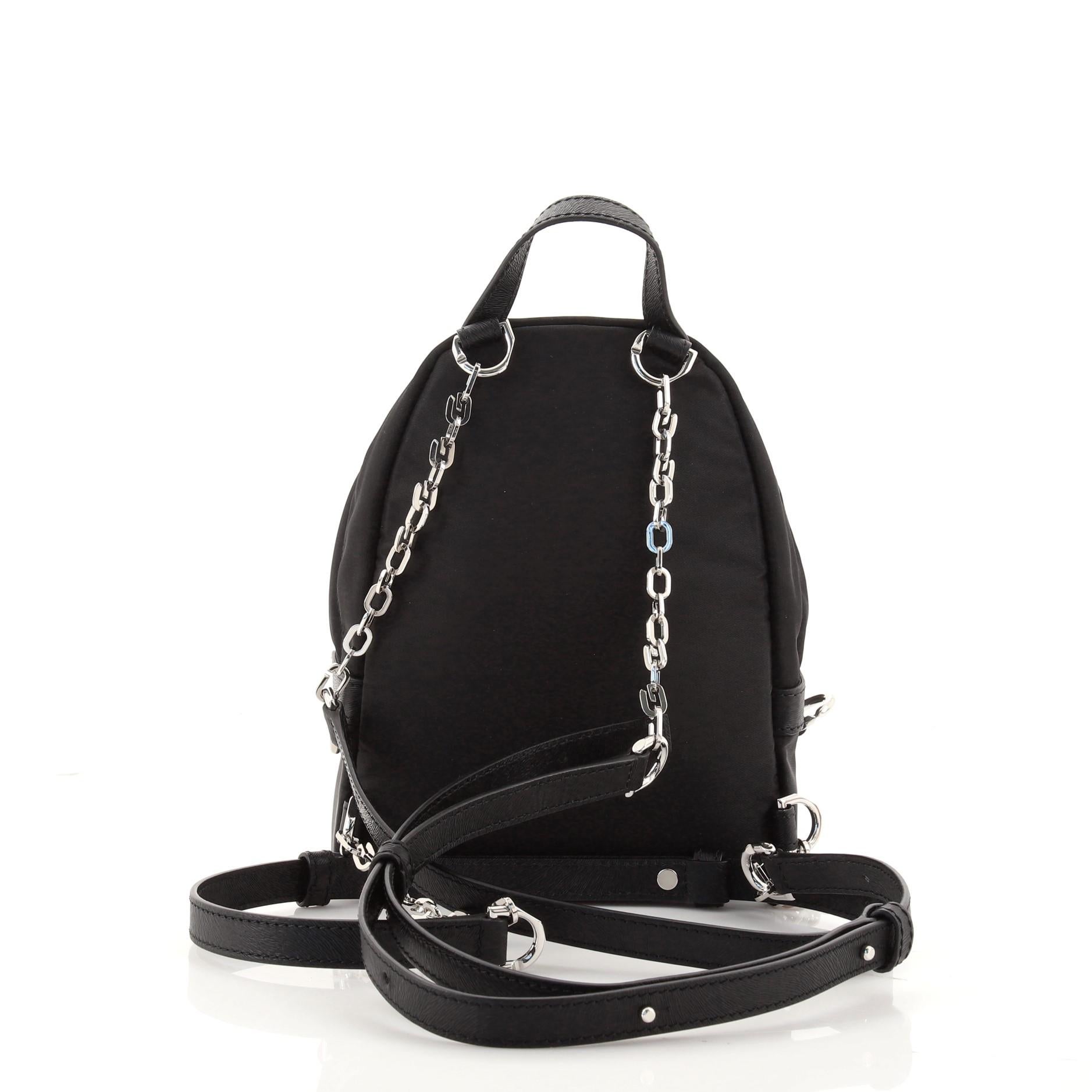 Black Givenchy 4G Backpack Nylon Mini
