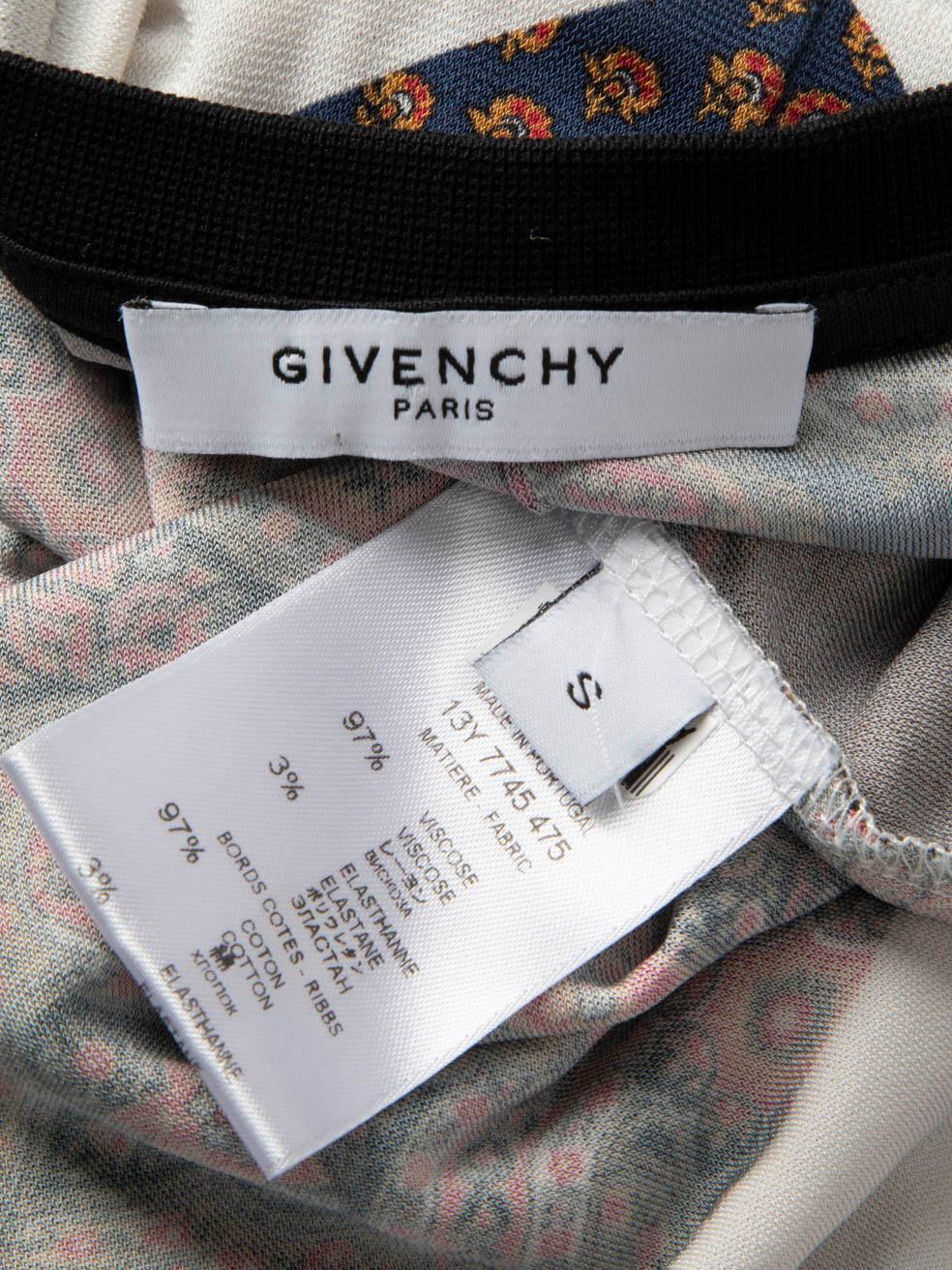 Givenchy Abstract Patterned Sleeveless Top Size S In Excellent Condition For Sale In London, GB