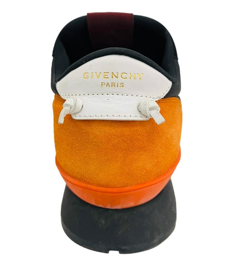 Givenchy Active Runner Suede & Leather Sneakers For Sale 1