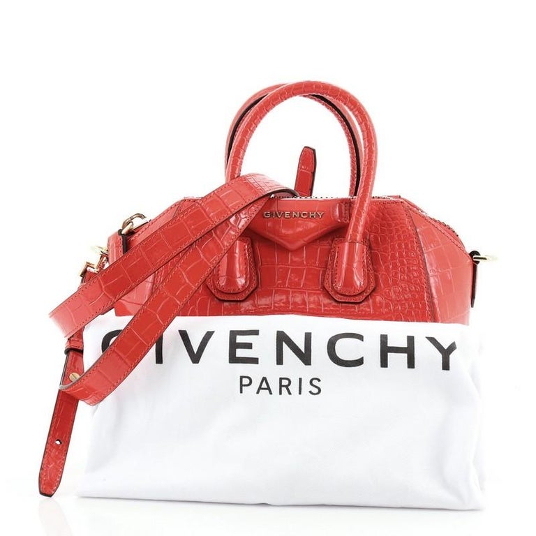 Givenchy Antigona Small Red Bag