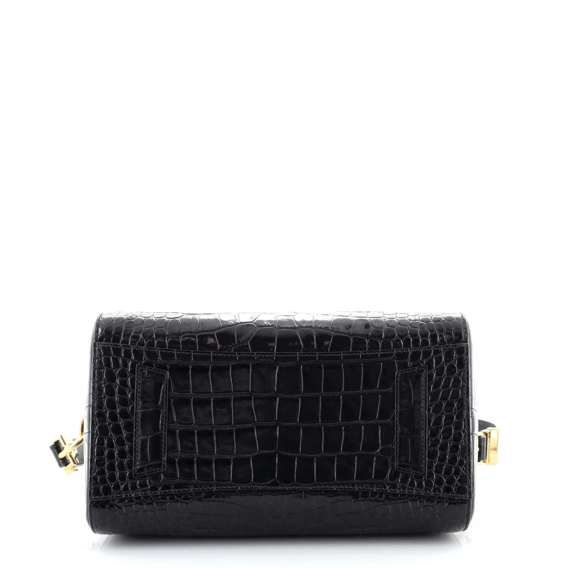 Women's or Men's Givenchy Antigona Bag Crocodile Embossed Leather Small