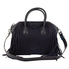 Givenchy - Sac Antigona en daim et cuir à franges - Petit modèle