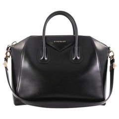 Used Givenchy Antigona Bag Glazed Leather Medium