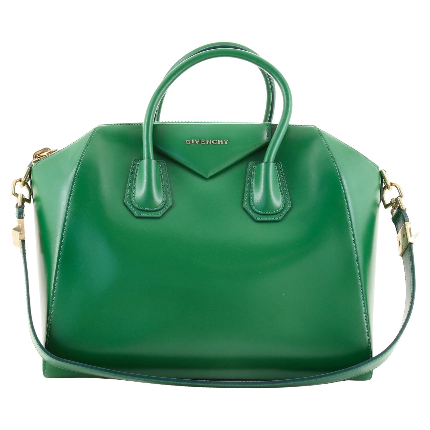 Givenchy Antigona Bag Glazed Leather Mini at 1stDibs