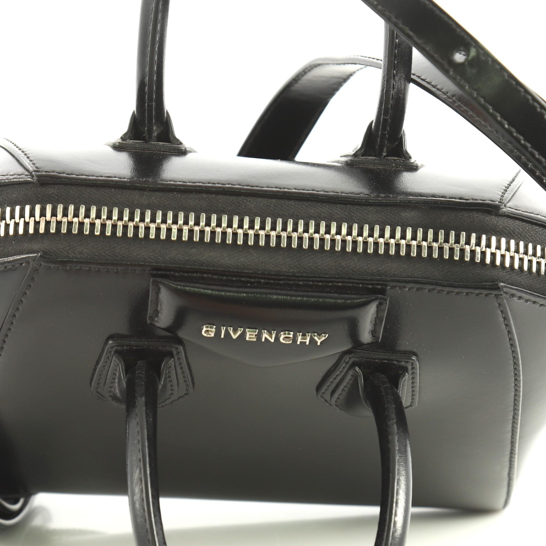 Givenchy Antigona Bag Glazed Leather Mini 2