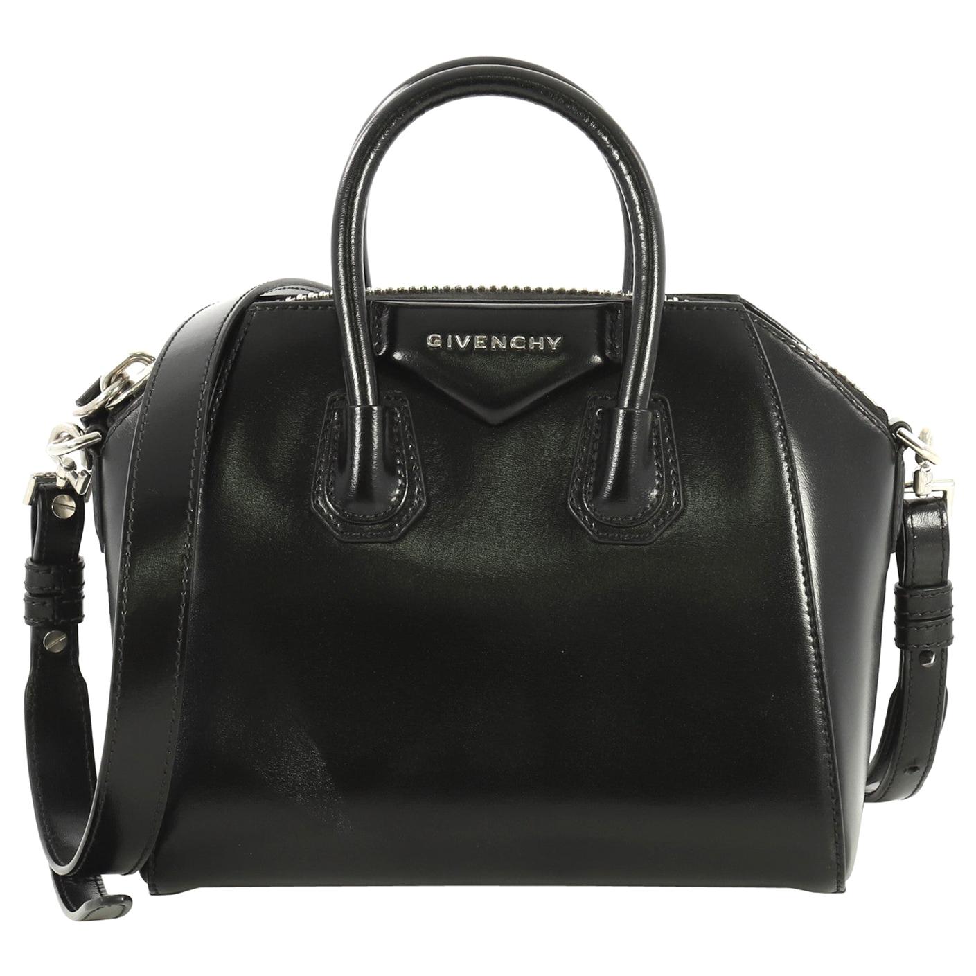 Givenchy Antigona Bag Glazed Leather Mini